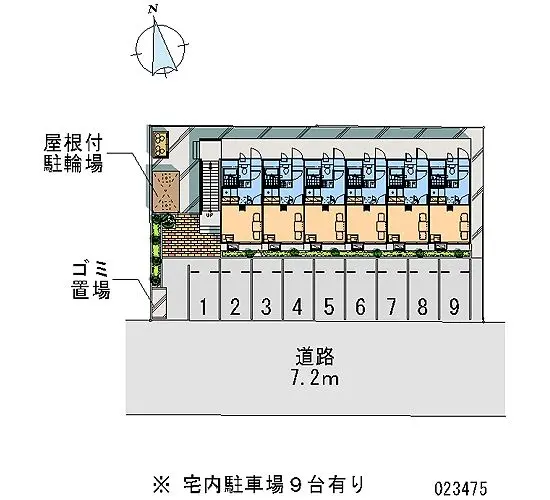 ★手数料０円★新潟市秋葉区美幸町２丁目　月極駐車場（LP）